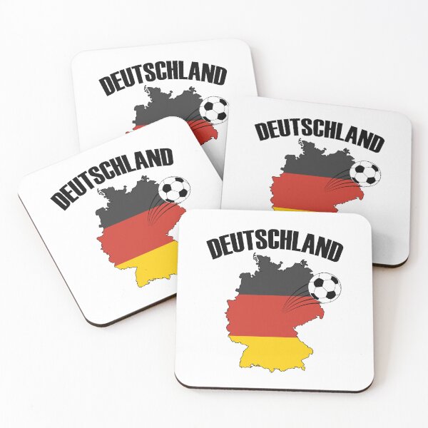Item preview, Deutschland Football Map - German Flag Soccer designed and sold by TravelScientist.