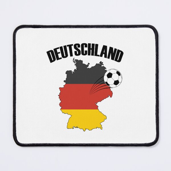 Item preview, Deutschland Football Map - German Flag Soccer designed and sold by TravelScientist.