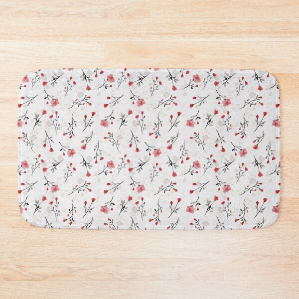 Item preview, Ditsy rose buds watercolour pattern designed and sold by RoseMaryWP.