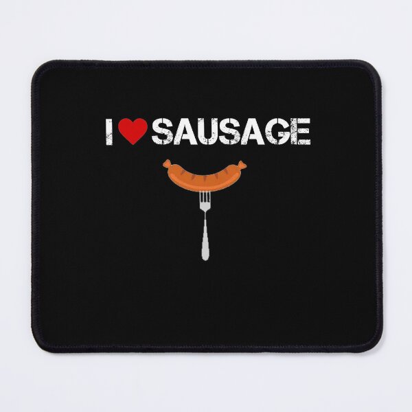Item preview, I Love Sausages funny gift designed and sold by rachidhaz.