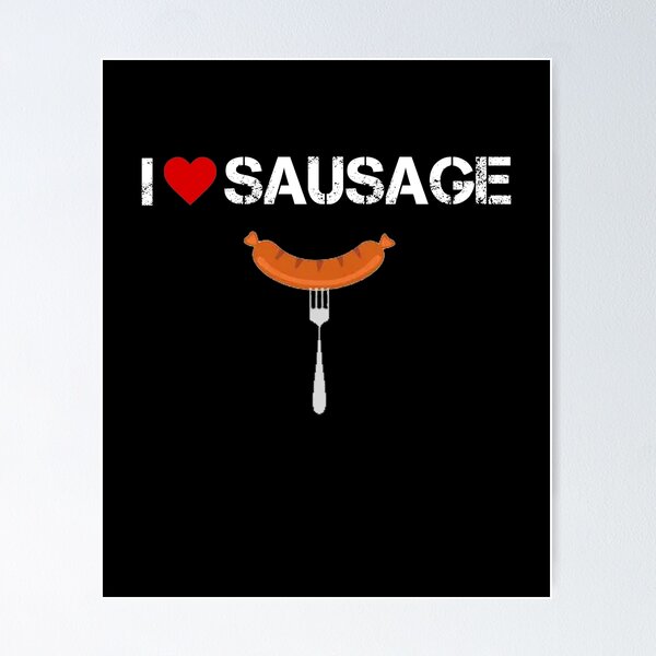 Artikelvorschau, Ich liebe Wurst lustiges Geschenk entworfen und verkauft von rachidhaz.