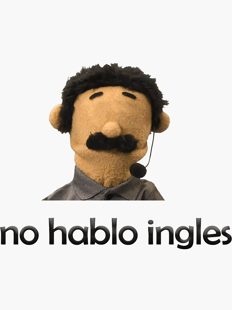 "Diego Awkward Puppets" Sticker by Tidli Redbubble