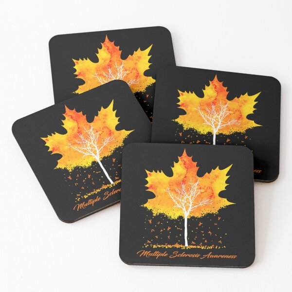 Item preview, Multiple Sclerosis  Awareness Maple Leaf Autumn Tree Orange Fall Leaves Season designed and sold by Sabfit.