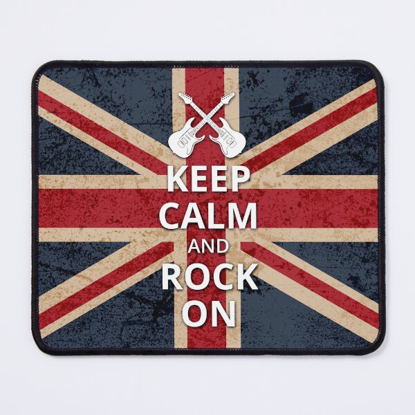 Item preview, Keep Calm and Rock On - Union Jack designed and sold by bloody-L.