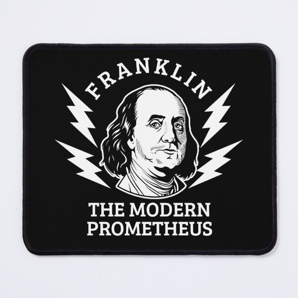 Aperçu de l'œuvre Le Prométhée moderne Benjamin Franklin créée et vendue par The Junto Shop.