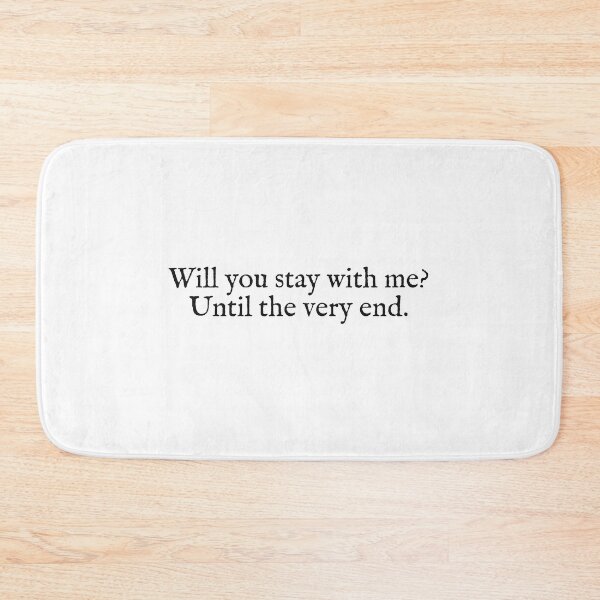 Item preview, will you stay with me? designed and sold by beunstoppable.