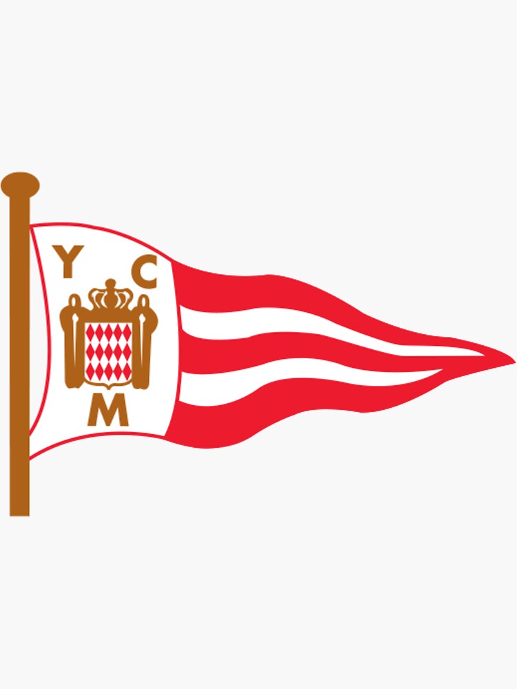 monaco yacht club sticker