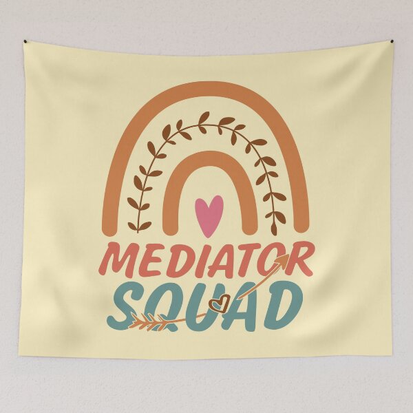 Item preview, Mediator Squad Rainbow Quote Gift Idea For Men and Womens - Funny Mediator designed and sold by Mmmm3344.