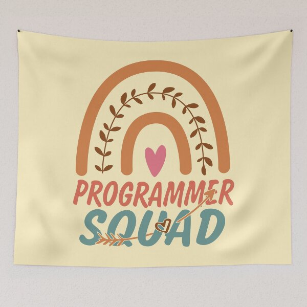 Item preview, Programmer Squad Rainbow Quote Gift Idea For Men and Womens - Funny Programmer designed and sold by Mmmm3344.
