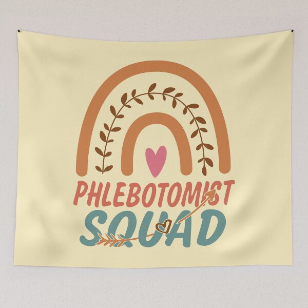 Item preview, Phlebotomist Squad Rainbow Quote Gift Idea For Men and Womens - Funny Phlebotomist designed and sold by Mmmm3344.