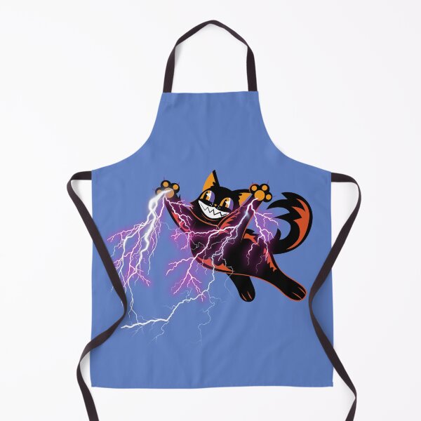 Item preview, Kitty Cat Lightning Of A Fierce Black Cat Firing Lightning From His Paws, Funny Cat Art For Cat Lovers/Cat Fans designed and sold by haRexia.