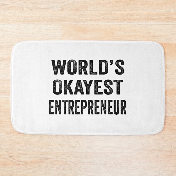 Item preview, World's Okayest entrepreneur Shirt, Funny entrepreneur Dad Husband Womens Boyfriend Birthday Christmas Gift idea designed and sold by xlnv.