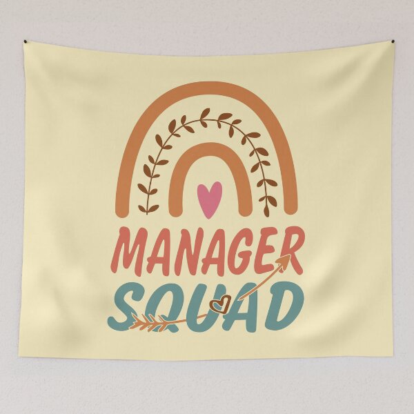 Item preview, Manager Squad Rainbow Quote Gift Idea For Men and Womens - Funny Manager designed and sold by Mmmm3344.