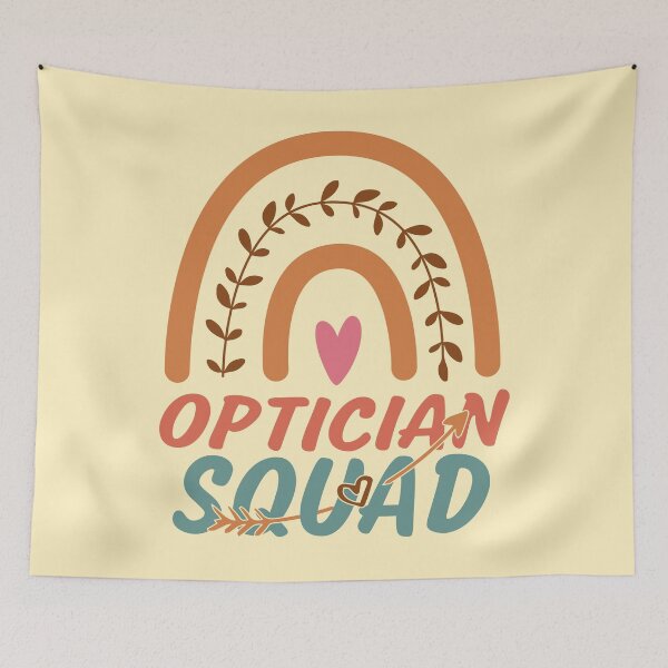 Item preview, Optician Squad Rainbow Quote Gift Idea For Men and Womens - Funny Optician designed and sold by Mmmm3344.
