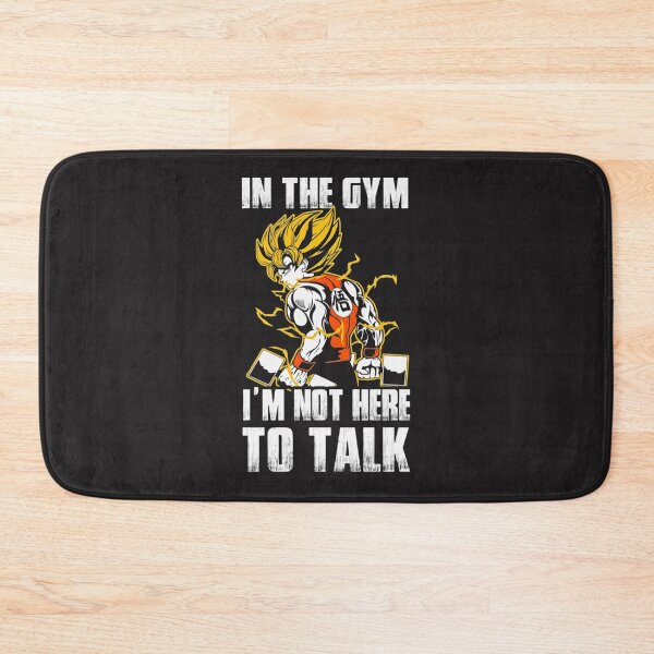 Item preview, Dragon Ball Super Saiyan Warrior Son Goku Kakarot In The Gym I&x27;m Not Here To Talk Classic T-Shi designed and sold by palkaninch.