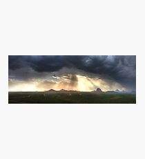 Glasshouse Mountains Panoramic Photographic Print