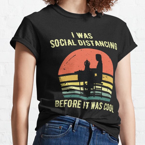 Item preview, Sewing Socail Distancing, Sewing Quote, Funny Sewing designed and sold by Aerial Addicts.