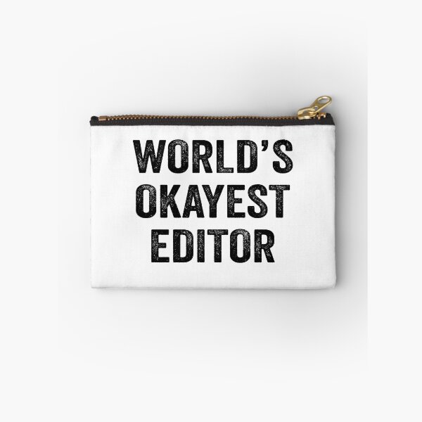 Item preview, World's Okayest editor Shirt, Funny editor Dad Husband Womens Boyfriend Birthday Christmas Gift idea designed and sold by xlnv.