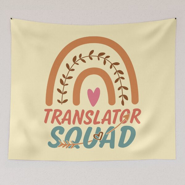 Item preview, Translator Squad Rainbow Quote Gift Idea For Men and Womens - Funny Translator designed and sold by Mmmm3344.