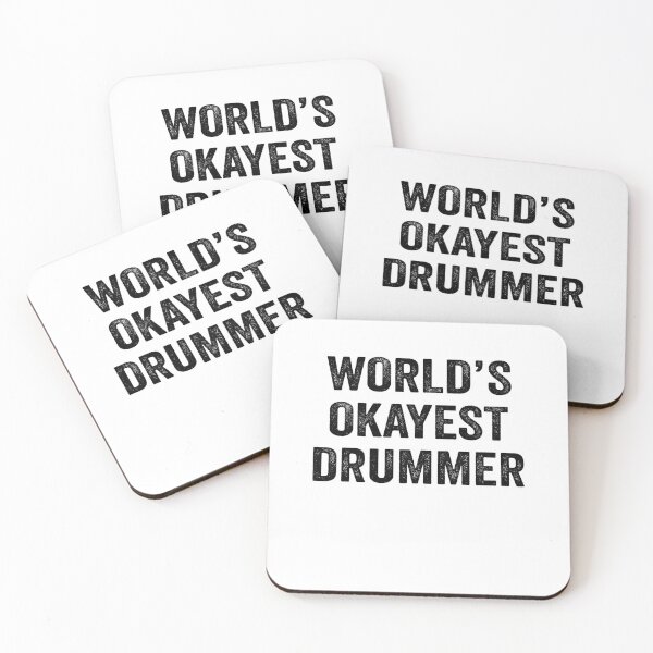 Item preview, World's Okayest drummer Shirt, Funny drummer Dad Husband Womens Boyfriend Birthday Christmas Gift idea designed and sold by xlnv.