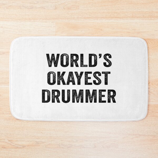 Item preview, World's Okayest drummer Shirt, Funny drummer Dad Husband Womens Boyfriend Birthday Christmas Gift idea designed and sold by xlnv.