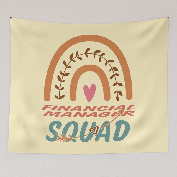 Item preview, Financial Manager Squad Rainbow Quote Gift Idea For Men and Womens - Funny Financial Manager designed and sold by Mmmm3344.