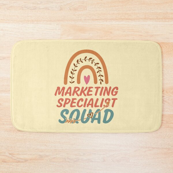 Item preview, Marketing Specialist Squad Rainbow Quote Gift Idea For Men and Womens - Funny Marketing Specialist designed and sold by Mmmm3344.