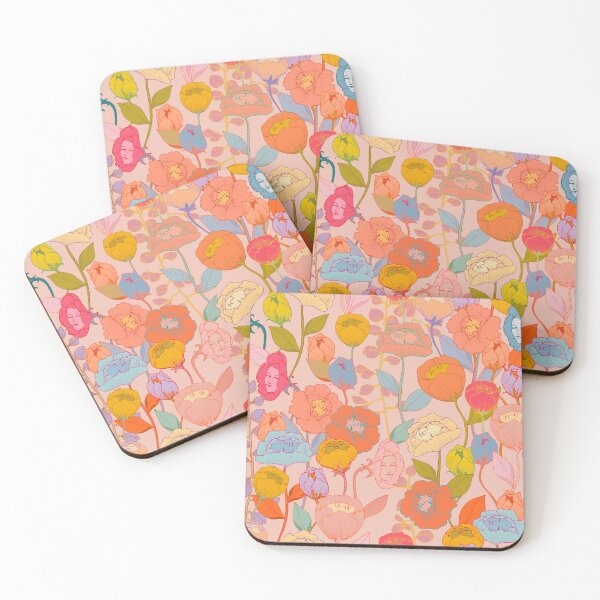 Item preview, Wonderland Flowers Pink designed and sold by Cecilia Mok.