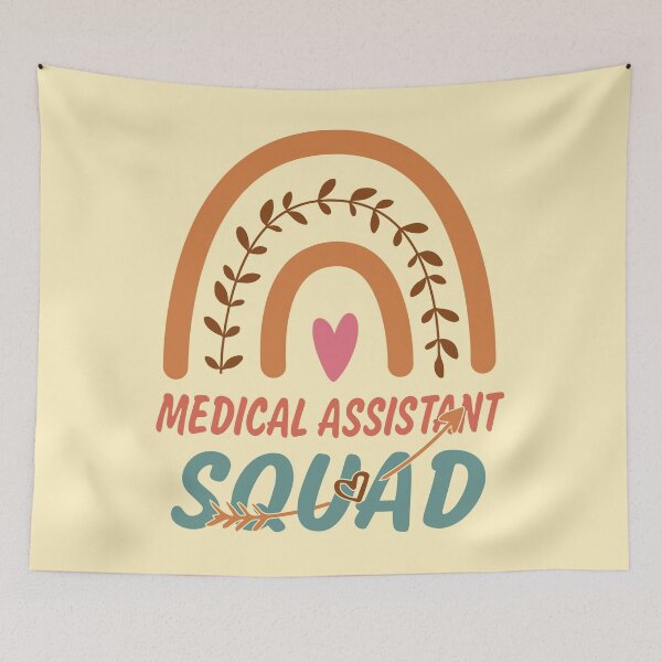 Item preview, Medical Assistant Squad Rainbow Quote Gift Idea For Men and Womens - Funny Medical Assistant designed and sold by Mmmm3344.