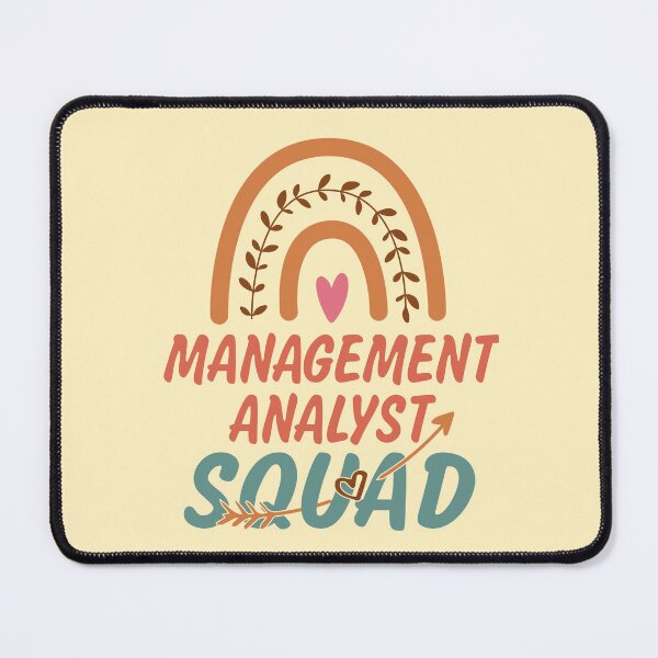 Item preview, Management Analyst Squad Rainbow Quote Gift Idea For Men and Womens - Funny Management Analyst designed and sold by Mmmm3344.