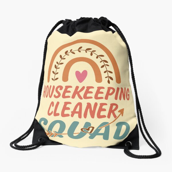 Item preview, Housekeeping Cleaner Squad Rainbow Quote Gift Idea For Men and Womens - Funny Housekeeping Cleaner designed and sold by Mmmm3344.