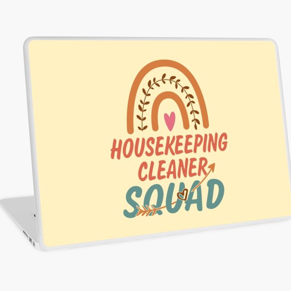 Item preview, Housekeeping Cleaner Squad Rainbow Quote Gift Idea For Men and Womens - Funny Housekeeping Cleaner designed and sold by Mmmm3344.