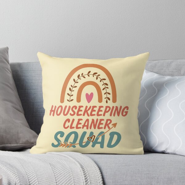 Item preview, Housekeeping Cleaner Squad Rainbow Quote Gift Idea For Men and Womens - Funny Housekeeping Cleaner designed and sold by Mmmm3344.