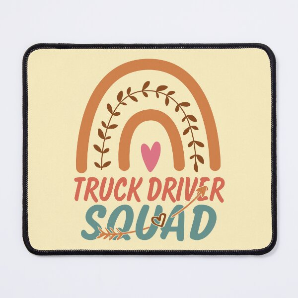 Item preview, Truck Driver Squad Rainbow Quote Gift Idea For Men and Womens - Funny Truck Driver designed and sold by Mmmm3344.