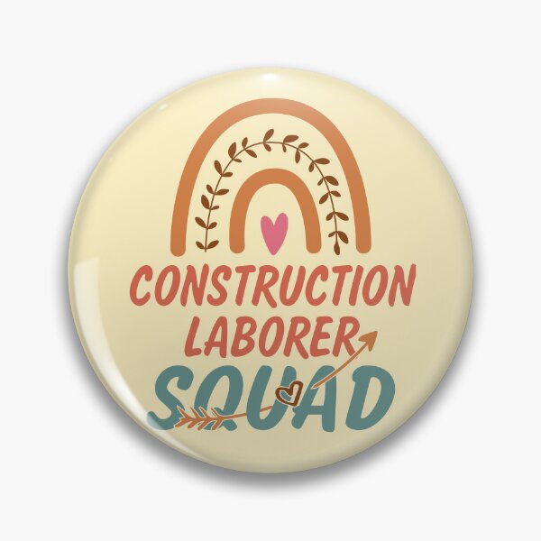 Item preview, Construction Laborer Squad Rainbow Quote Gift Idea For Men and Womens - Funny Construction Laborer designed and sold by Mmmm3344.