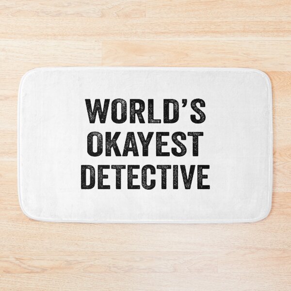 Item preview, World's Okayest detective Shirt, Funny detective Dad Husband Womens Boyfriend Birthday Christmas Gift idea designed and sold by xlnv.