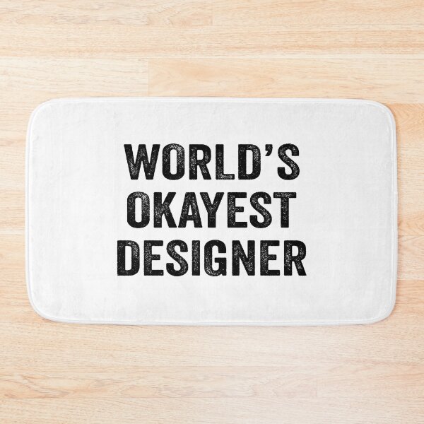 Item preview, World's Okayest designer Shirt, Funny designer Dad Husband Womens Boyfriend Birthday Christmas Gift idea designed and sold by xlnv.