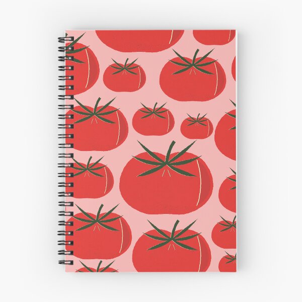 Item preview, Pink and red cute tomatoes pattern designed and sold by Thegentleshop.