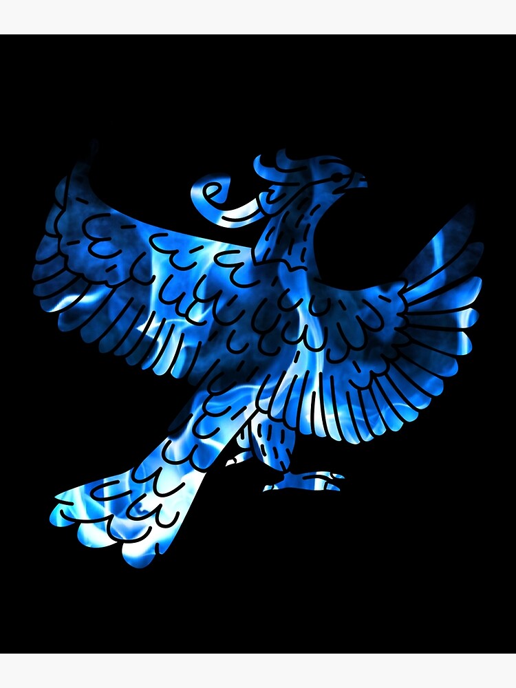 Blue Phoenix Bird