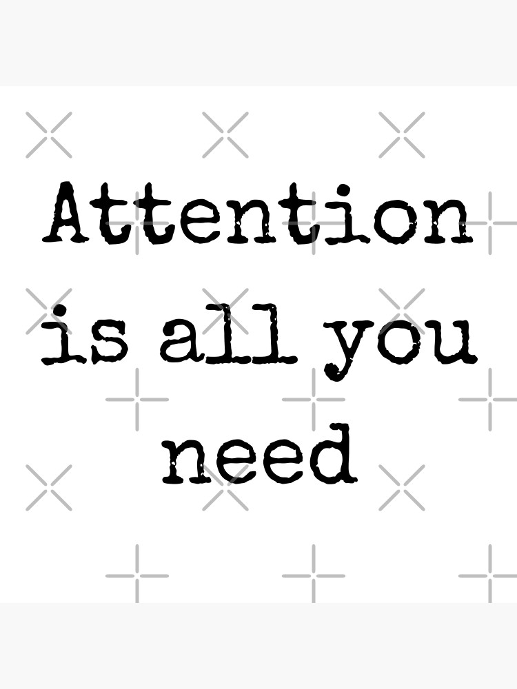 "Transformers - Attention is all you need Machine Learning " Poster for ...