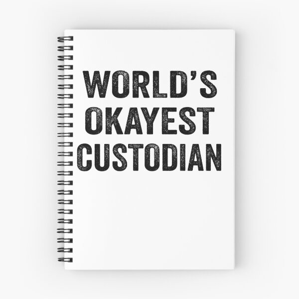 Item preview, World's Okayest custodian Shirt, Funny custodian Dad Husband Womens Boyfriend Birthday Christmas Gift idea designed and sold by xlnv.
