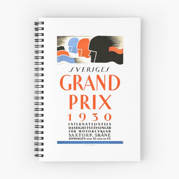 Item preview, 1930 SWEDEN Motorcycle Grand Prix Poster designed and sold by retrographics.