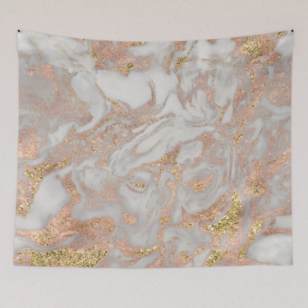 Item preview, Rose gold marble dazzling swirl designed and sold by marbleco.