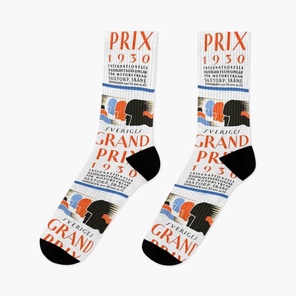 Item preview, 1930 SWEDEN Motorcycle Grand Prix Poster designed and sold by retrographics.
