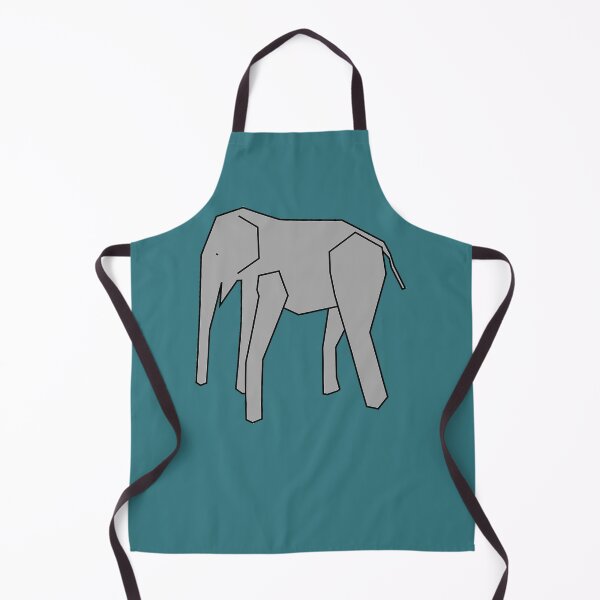 Item preview, TempleOS Elephant Sticker designed and sold by JaninaBock.