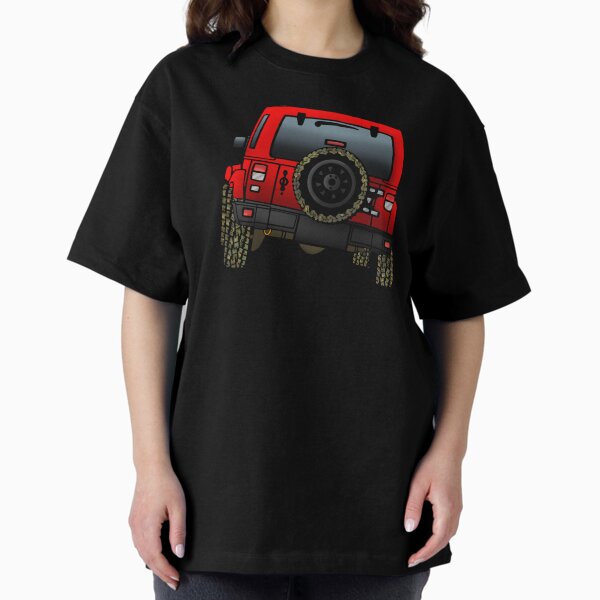 American 4x4 | 4WD [Red] Oversized T-Shirt