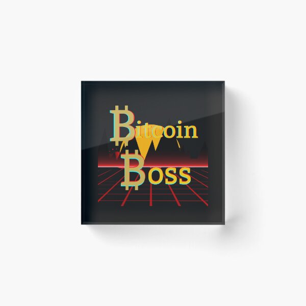 Item preview, Crypto Boss of Bitcoin designed and sold by BearMrktGenius.