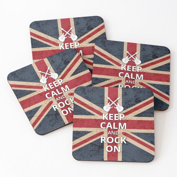 Item preview, Keep Calm and Rock On - Union Jack designed and sold by bloody-L.