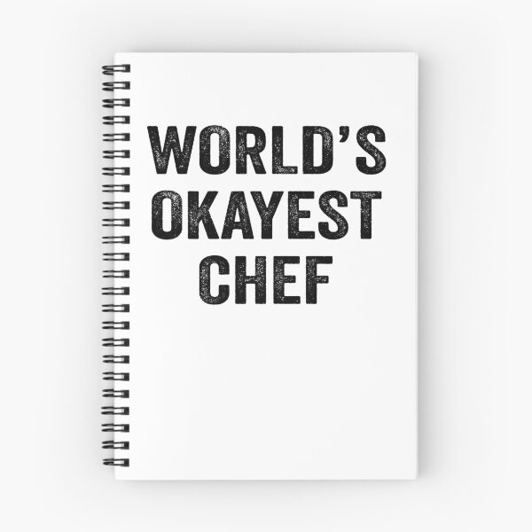 Item preview, World's Okayest chef Shirt, Funny chef Dad Husband Womens Boyfriend Birthday Christmas Gift idea designed and sold by xlnv.