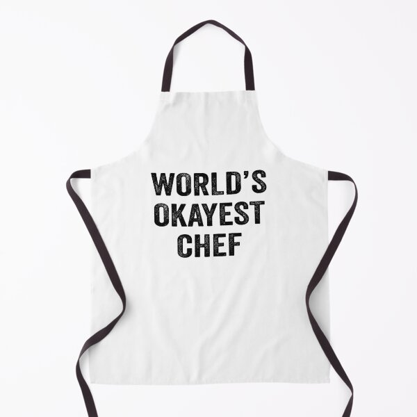 Item preview, World's Okayest chef Shirt, Funny chef Dad Husband Womens Boyfriend Birthday Christmas Gift idea designed and sold by xlnv.